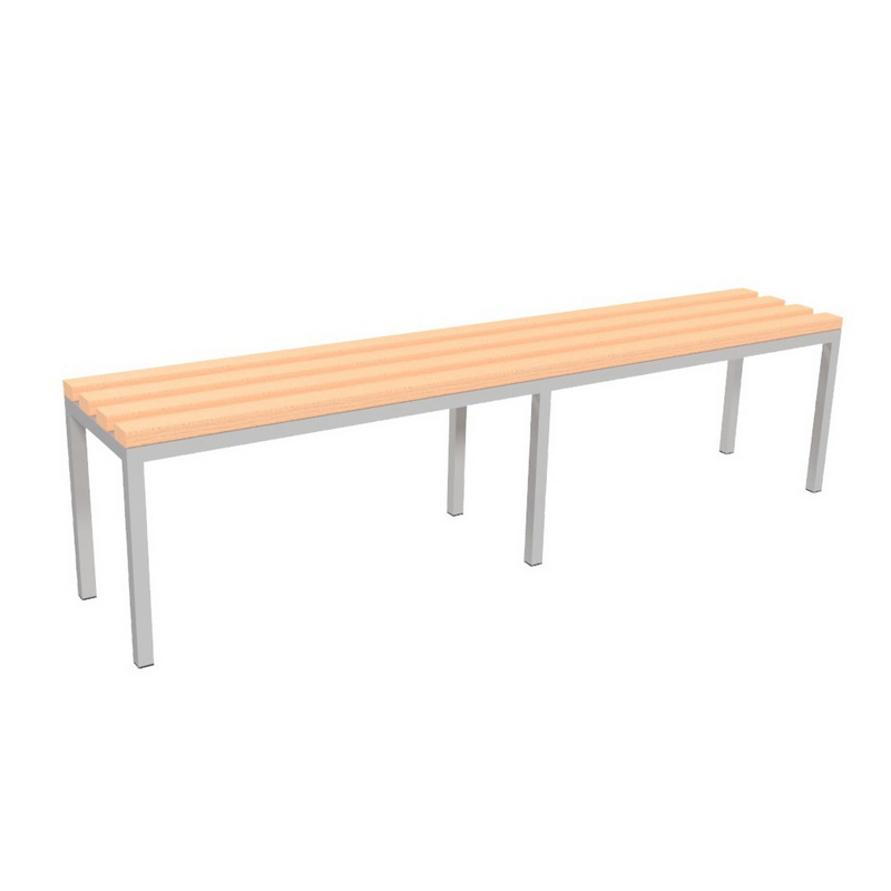 Bench with wooden slats