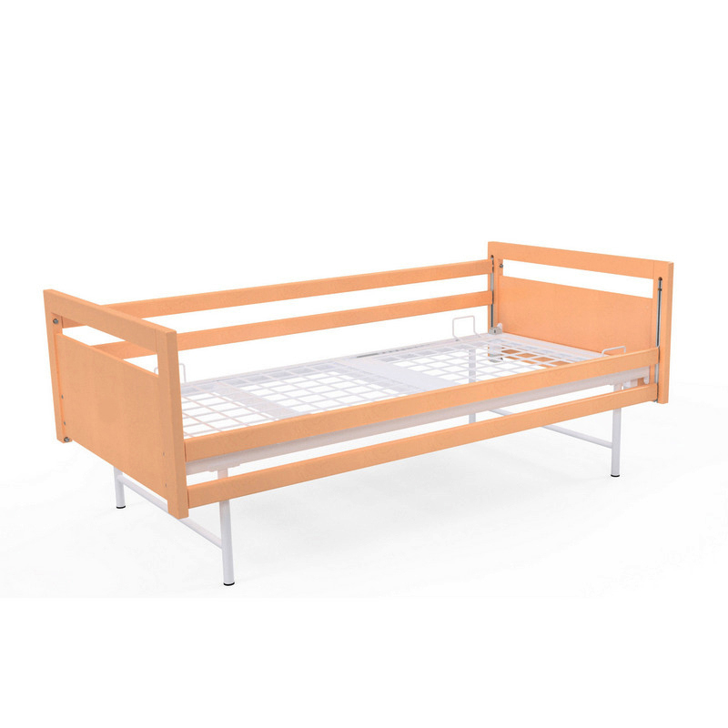 Mechanical bed with metal legs